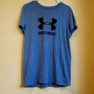 Under armour blue tee